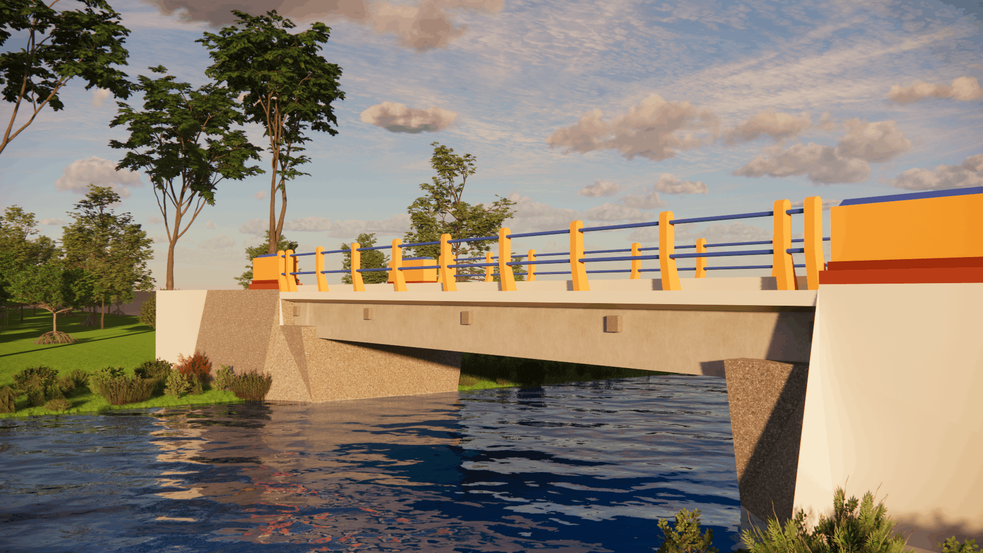 Jembatan Beton 17.2 Meter